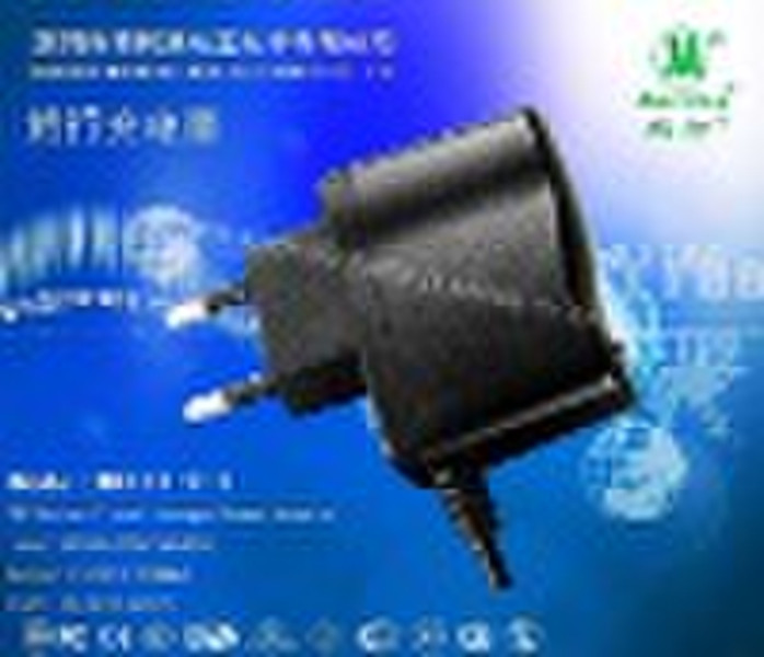 black mobile phone charger with CE