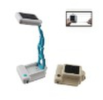 Solar and hand-pulling reading lamp