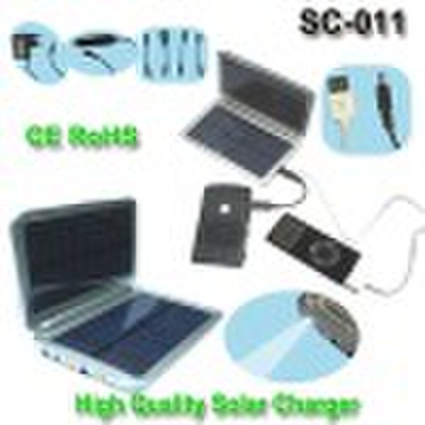 2USB ports and foldable Solar charger