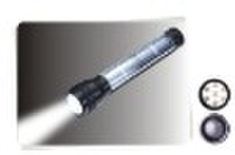 solar waterproof flashlight