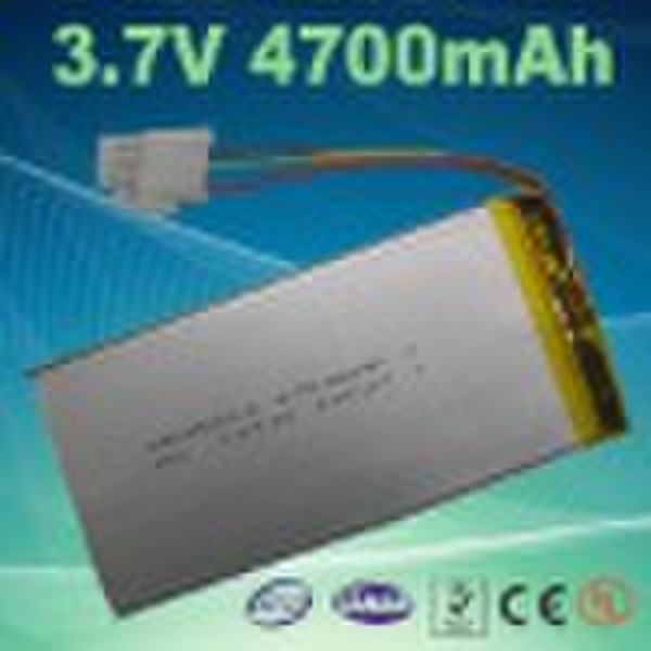 4700mAh 3.7V Rechargeable Battery pack for GPS