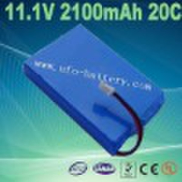 11,1 2100mAh 20C LiPo батареи RC