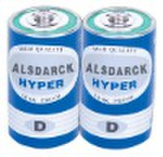 R20 dry battery with metal jacket