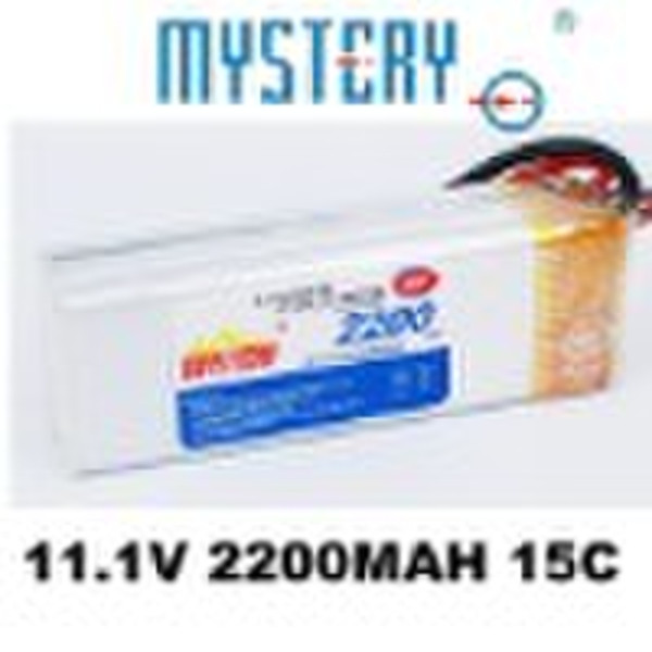 Mystery 3S 11.1V 2200mah 15C Li-Polymer Recharger