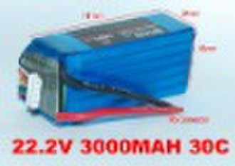 Тайна 22.2V 3000MAH 30C Lipo зарядное батареи