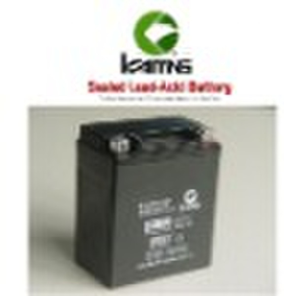 sealed leaded-acid  motorcycle battery