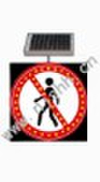 solar traffic signal signs