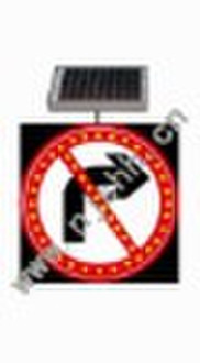 solar traffic signal signs