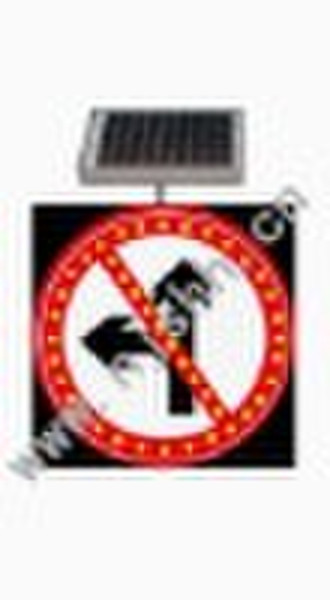 solar banning sign