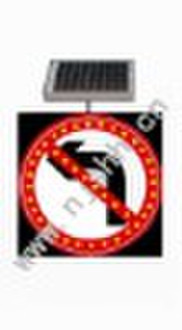 solar traffic signal signs