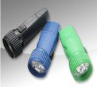 3LED rechargeble plastic flashlight(VPV0280)