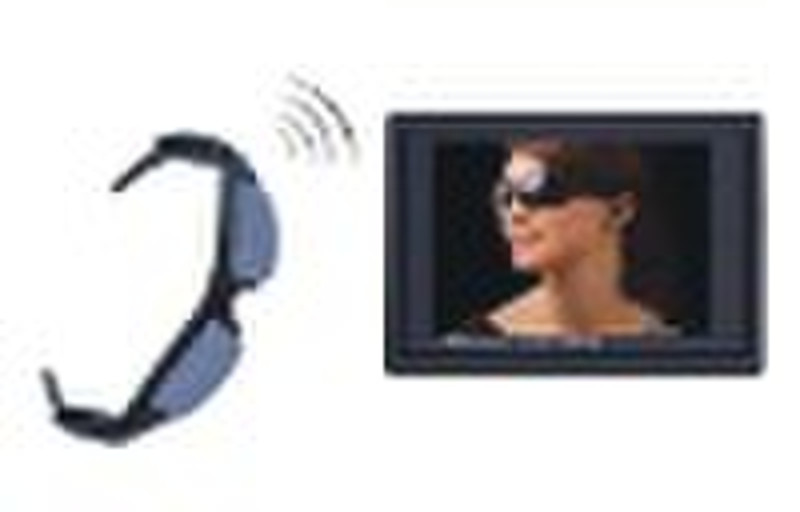 Wireless Eyewear Recorder with DVR(1.30mega pix; s