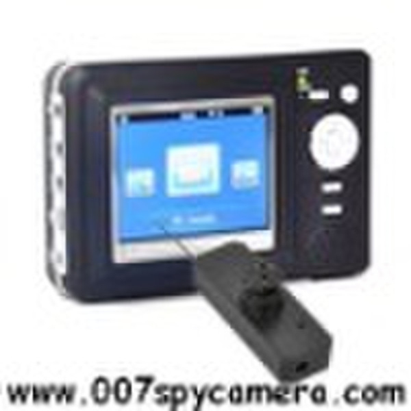Wirless Button Camera With 2.5 INCH DVR Recorder