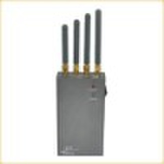 Portable wireless Mobile Phone signal jammer with