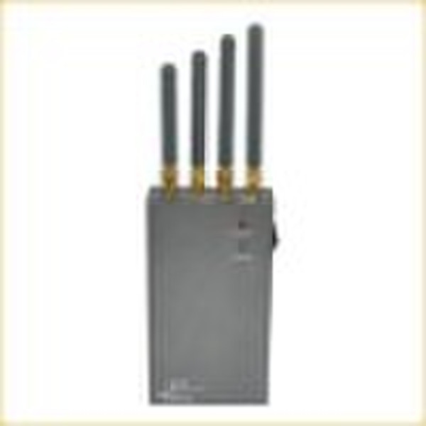 Portable wireless Mobile Phone signal jammer with