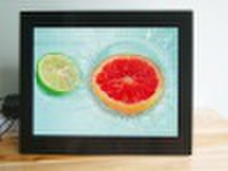 8 inch digital picture frame with mp3 video