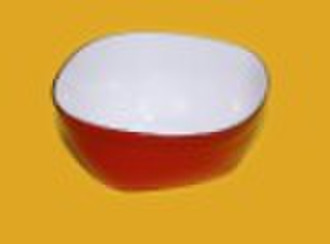 Two-color plastic bowl