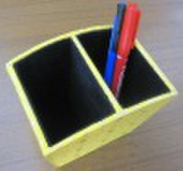 Wooden pen holder