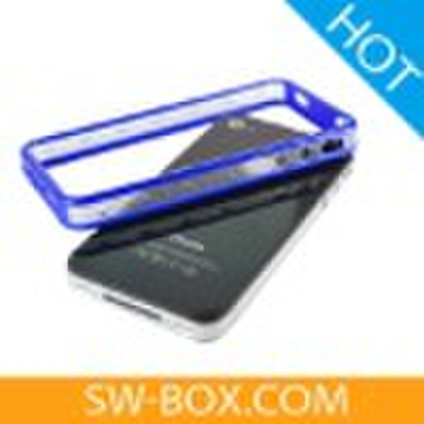 Rhombus Silicone Bumper Frame Skin Cover for iPhon