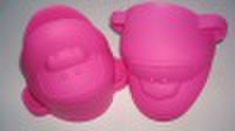 monkey`s head shaped silicone glove