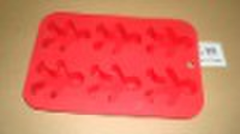 6man shape silicone cake mould