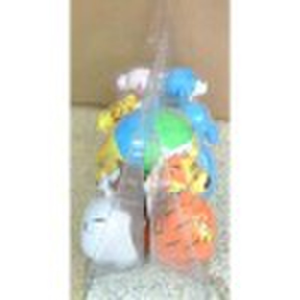 Stuffed vinyl Animal soft Bowling set