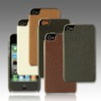Leather hard back case for iPhone case