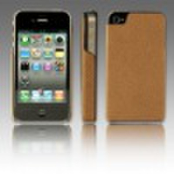 PU leather hard back case for Apple iPhone