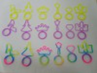 customs shaped silicone ring animal shapes silicon