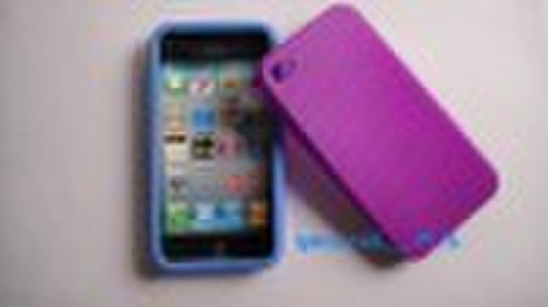 Grid silicone cover for iphone 4G