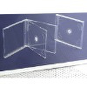 CD Box - 10.4mm CD Jewel Box, Double, With Clear T