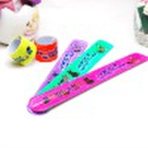 silicone slap wristband