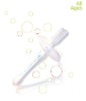 silicone baby toothbrush with PP handle