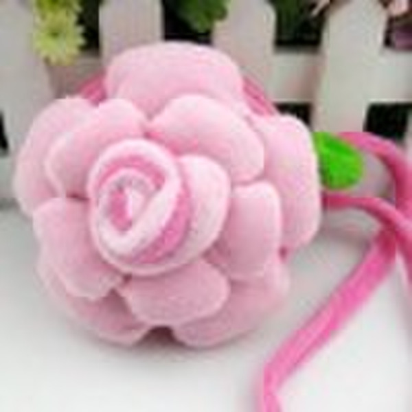 pink rose Plush wallet