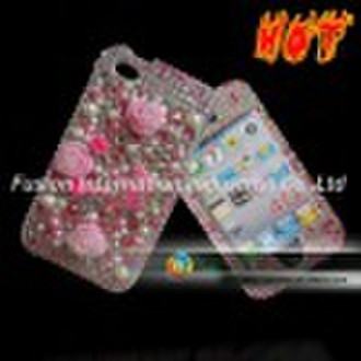 Jeweled  mobile case for IPHONE 4G