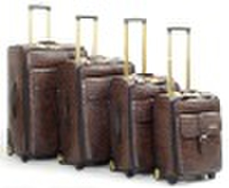 high quality leather luggage set 3127P