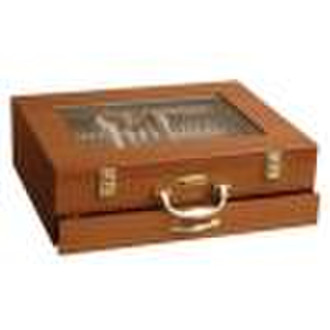 90pcs Wooden Box with display Window