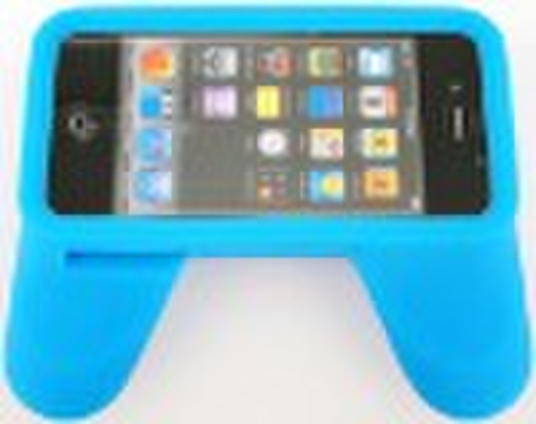 for iphone 4g soft silicone game grip controller