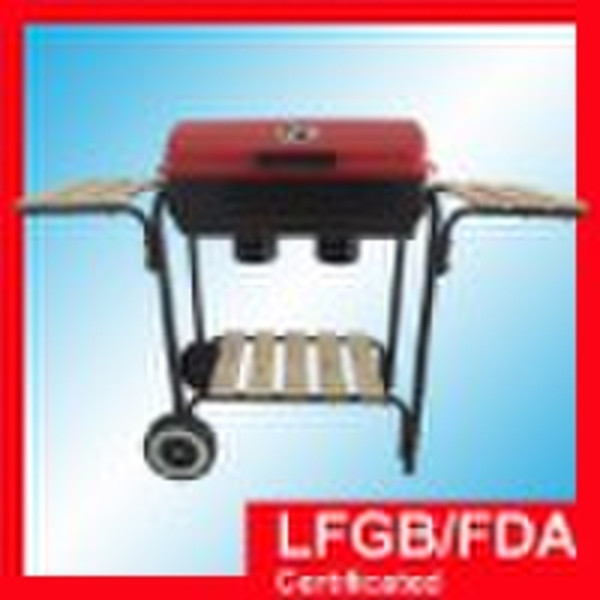 Square kettle bbq grill