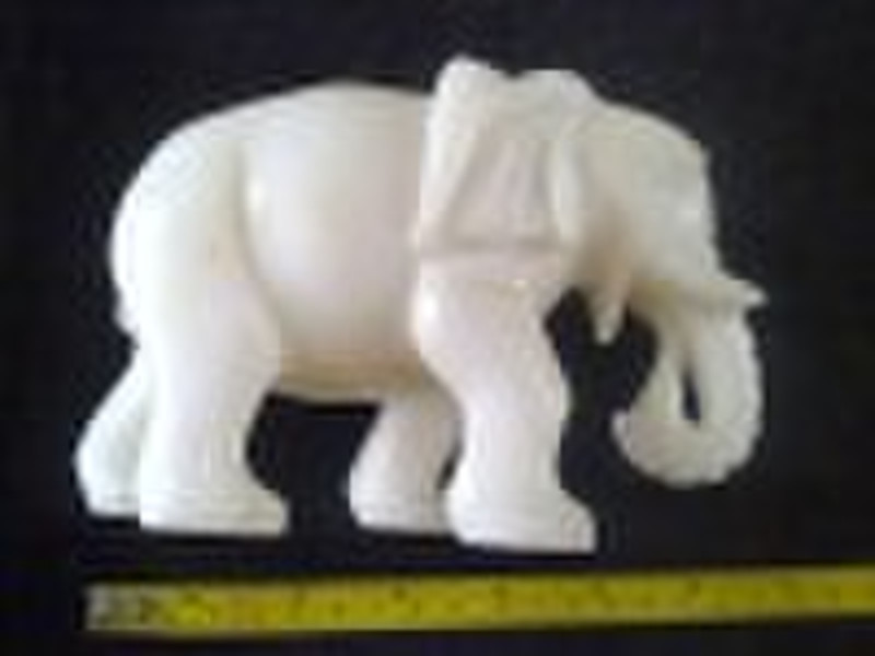 jade craft, jade elephant, jade animal
