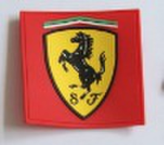 Silicone Badge / pvc brand / Fashion accessories