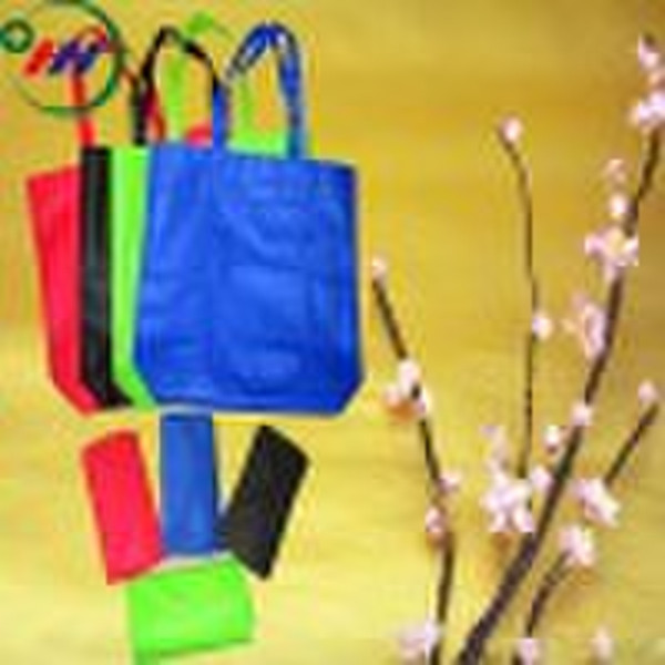 Green eco-friendly non-woven foldable bag