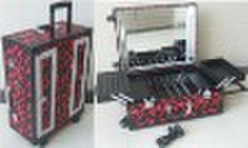 pvc trolley cosmetic case