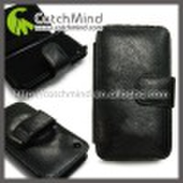 Deluxe genuine leather case for iphone