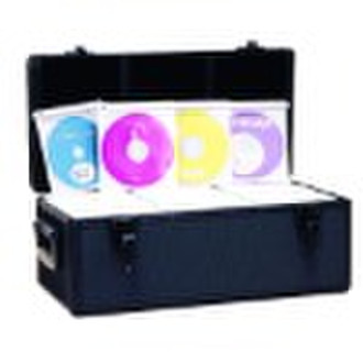 black Aluminum CD case for 390 DISKS