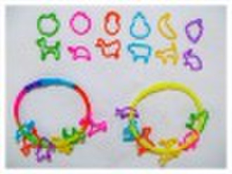 fashionable  6+1design Shaped silly bandz