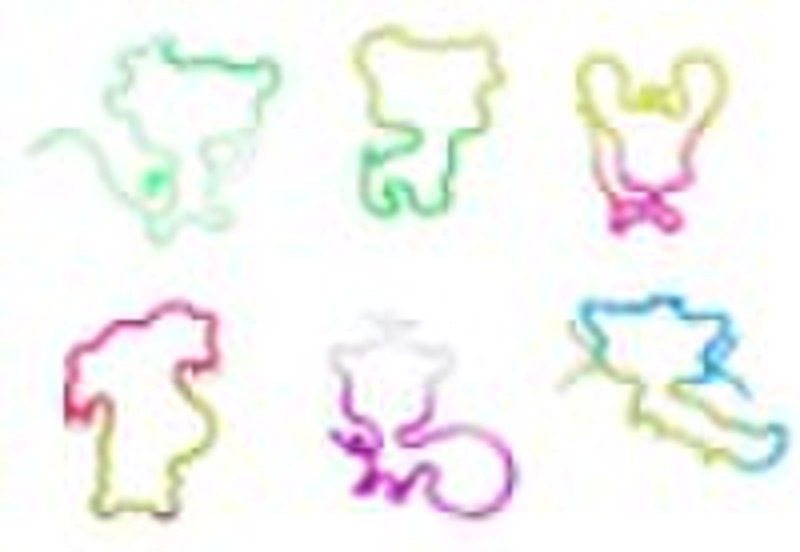 Animal  shaped silicone rubber  band