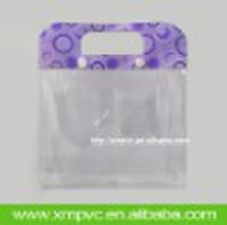 Button PVC Transparent Bag for Cosmetic XYL-135