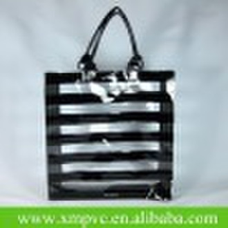 Pink PVC Shopping Bag in Round Handle D-H016