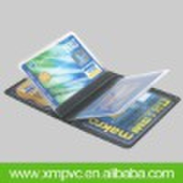 PVC credit card wallet for business usage